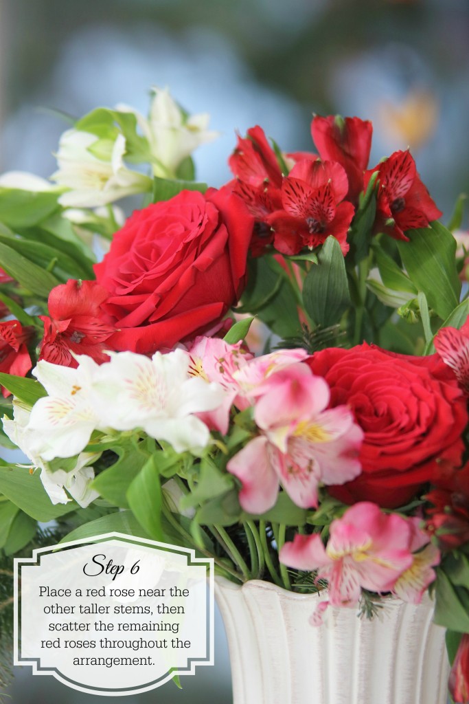 Grand Rapids Wedding Planner and Floral Designer - DIY Christmas Holiday Flower Arrangement Centerpiece - Step 6
