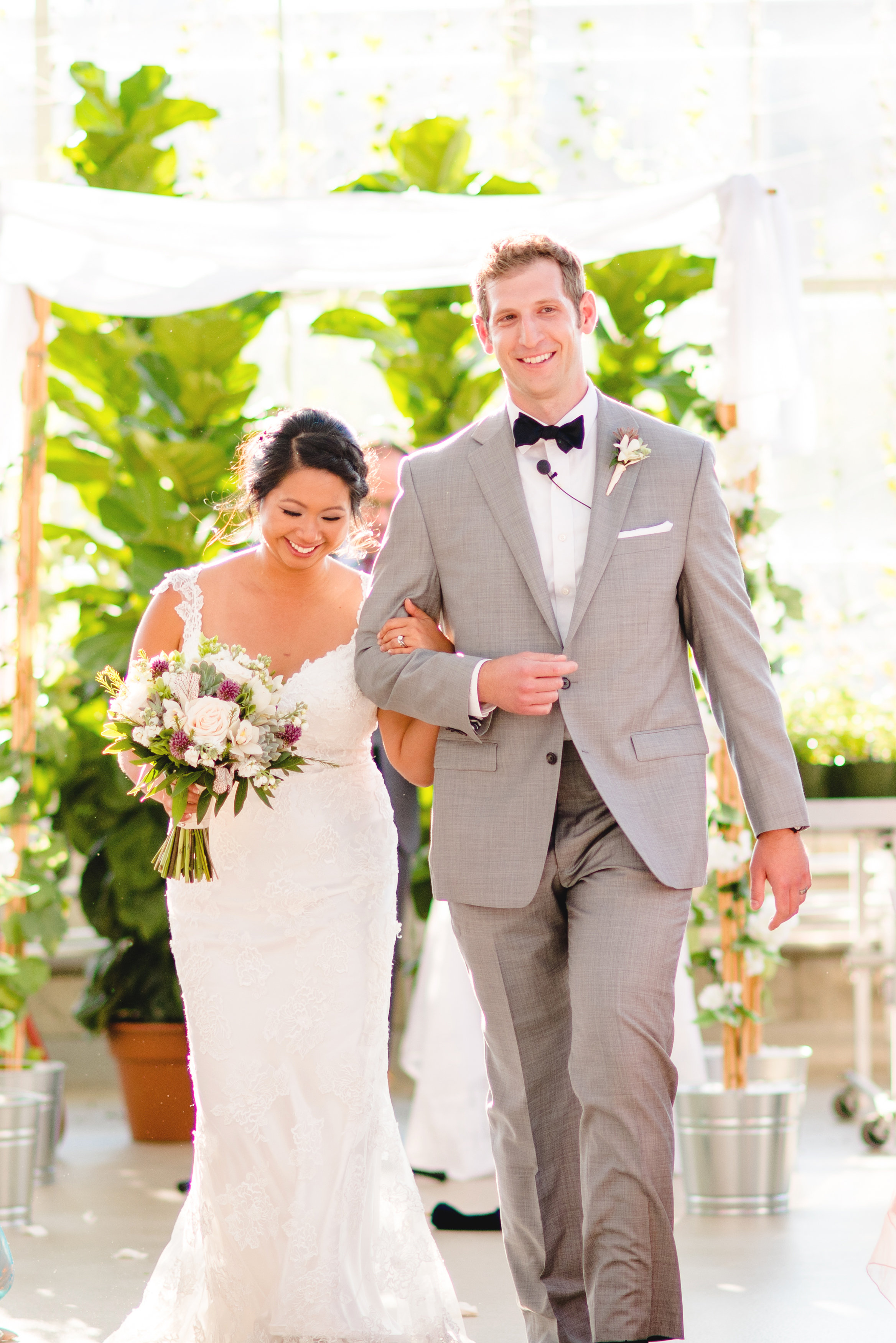 JS Weddings & Events, Grand Rapids Wedding Planner and Floral Designer - Grand Rapids Downtown Market Natural Greenhouse Conservatory Wedding
