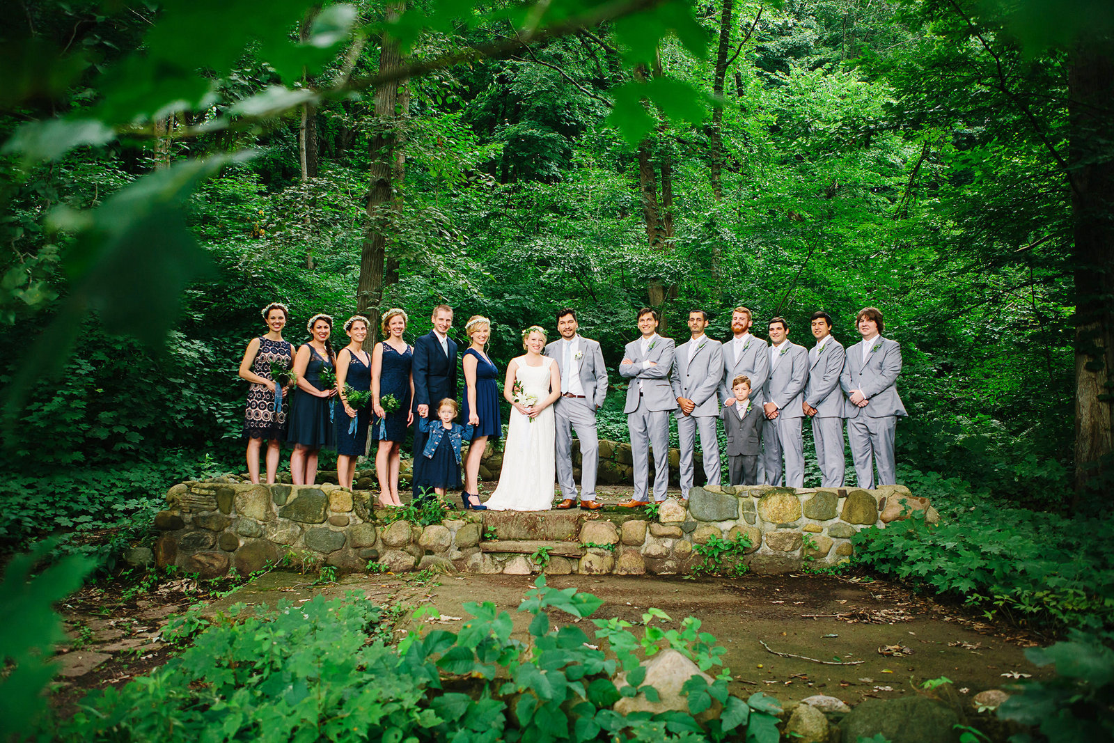 JS Weddings and Events, Grand Rapids Wedding Planner and Floral Designer - Johnson Park Midsummer Nights Dream Summer Garden