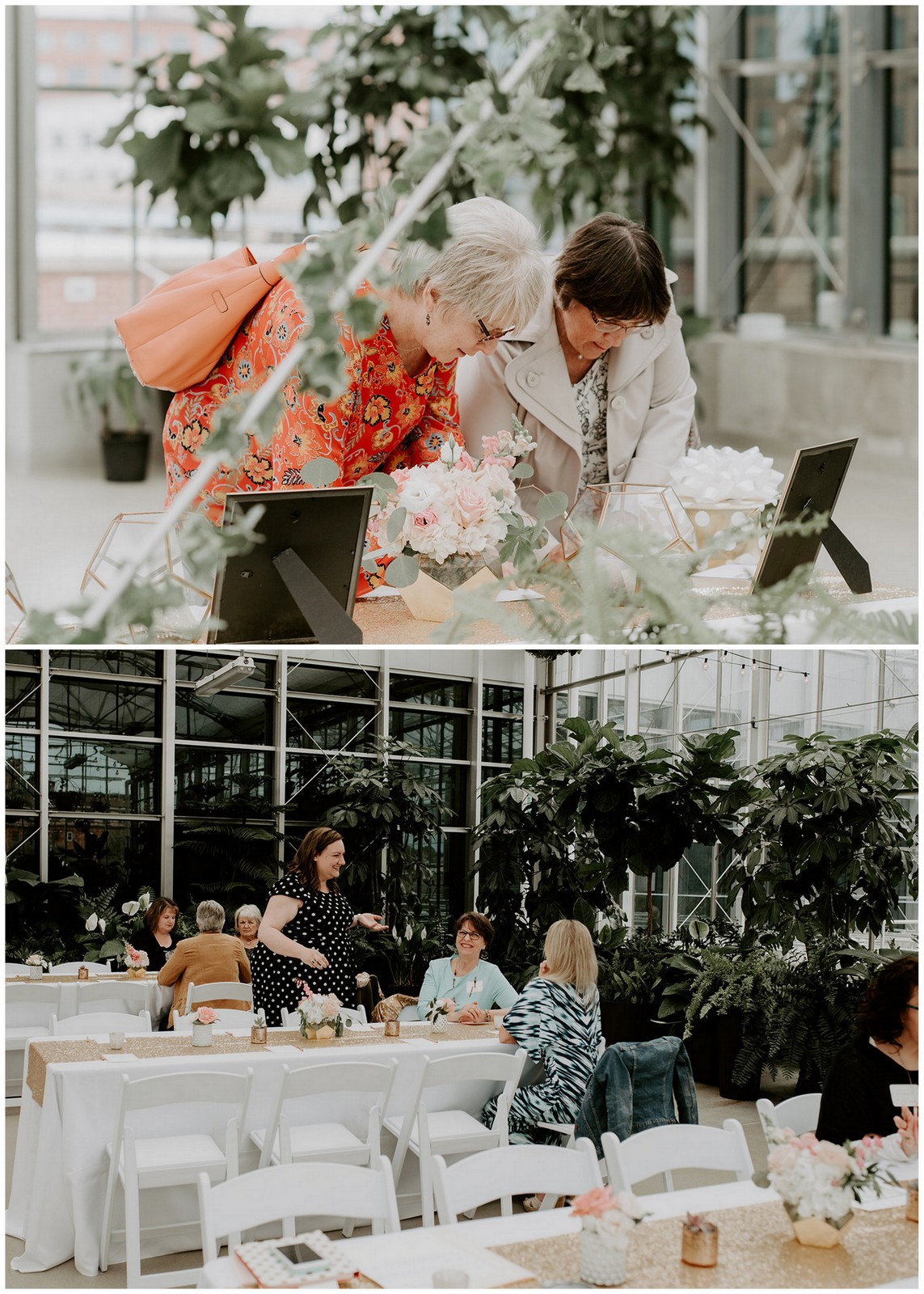 JS Weddings and Events Grand Rapids Wedding Planner and Floral Designer - Whimsical Garden Romantic Kate Spade Bridal Shower Greenhouse at the Downtown Market