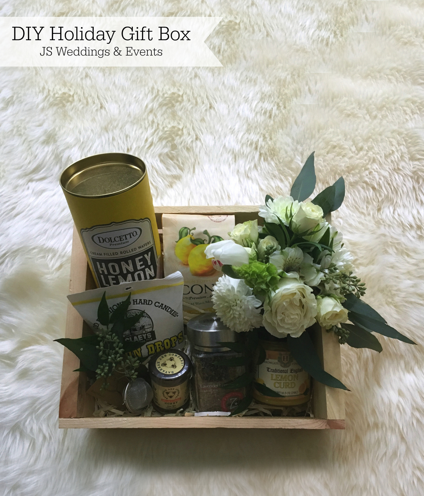 JS Weddings and Events Grand Rapids Wedding Planner and Grand Rapids Floral Designer DIY Holiday Gift Box